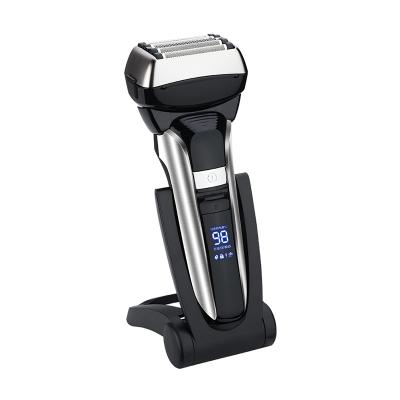 China LED display WZD maglev motor men's electric shavers and trimmers for sale