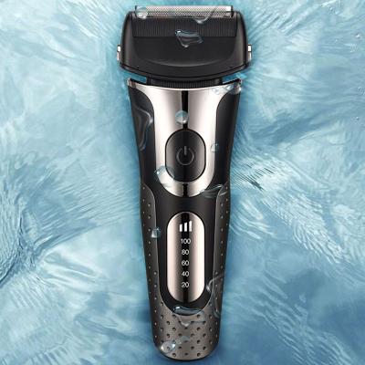 China LCD Display Swapping Electric Shaver for Men with Sideburns Knife USB Beard Filler Trimmer Shaving Men's Razor Trimmer for Men for sale