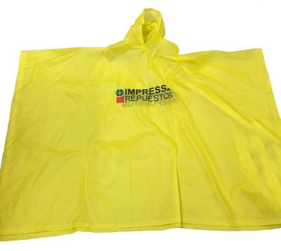 China Maiyu Rain Repellent Clear PVC Rain Coat With Customized Logo for sale