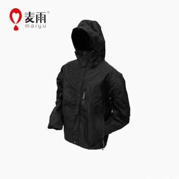 China Wholesale Maiyu Polyester Fordable Cheap Windproof Waterproof Rain Jacket S-3XL Size for sale