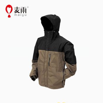 China Wholesale Customized Monogram Rain Bachelor Waterproof Clothing Red/Black Anorak Jackets for sale