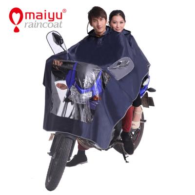 China Rainwear Two Person Ponchos For Hooded Electric Vehicle Raincoats 100% Riding Raincoat for sale