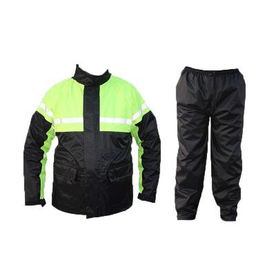 China Maiyu Durable Hot Sale Rain Suit 190T Reflective PVC Raincoat for sale