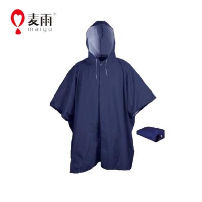 China Polyester Material With PU Coating Maiyu Waterproof Polyester Poncho Coating White Acrylic Rain Coat for sale