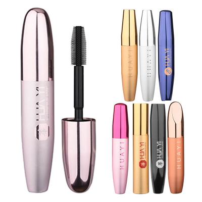 China Empty Aluminum Eyeliner Cosmetic Plastic Lash Tube Wand Mascara Mascara Bottle With Fiber Brush Mascara Tube Container for sale