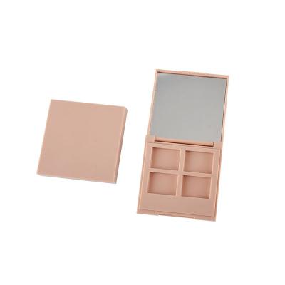 China Recycled Empty Plastic Packaging Containers HUAYI Materials Eyeshadow Case Hot Sale Multi Empty Eyeshadow Container Contracts for sale