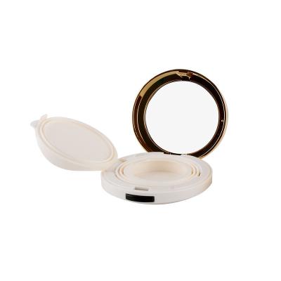 China Wholesale Recycled Materials HUAYI Air Cushion Foundation Empty Makeup Case Packaging Pressed Powder Cosmetic Case With Mirror for sale