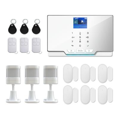 China High Quality Tuya 2G GSM WiFi 433mhz Motion Detector Door Sensor Smart Home Wireless Alarm System ZX-G20 Bedroom Security for sale