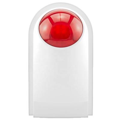 China ABS Plastic Factory Price Strobe Siren Alarm Outdoor Standalone Wireless Sensors Support 50pcs and 10pcs Remote Control for sale