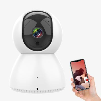 China Cheap Factory Price PAN-TILT 2021 1080p Tuya Wifi And Pet Mini Cctv Camera Monitor Baby Baby System for sale