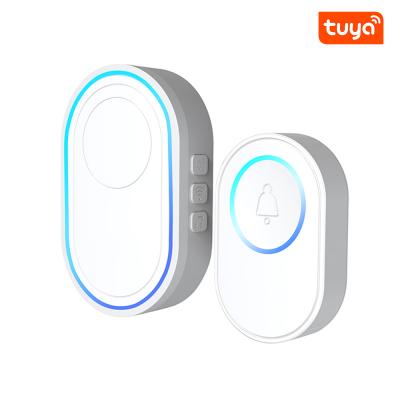 China Tuya Plastic App Control Factory Price ABS Wifi Wireless Smart Doorbell for sale