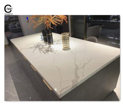 China Quartz slabs supplier Quartz Stone Table top Italian Design Modern Stone island for sale