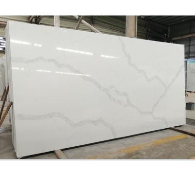 중국 Top quality Artificial Stone marble veins slab calacatta white marble slab with grey veins for sale 판매용