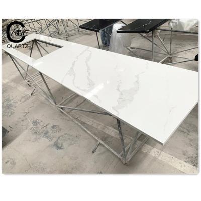 중국 White Quartz Countertop Marble vein Multiple functions China dental supplyand wholesale 판매용