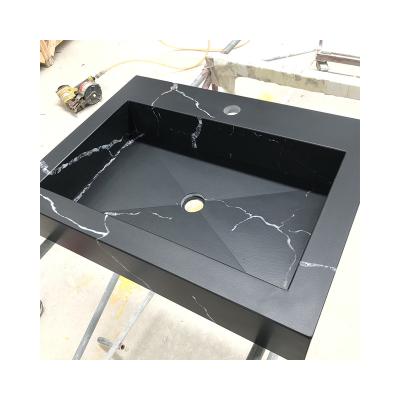 中国 Coffee Table Stable Quality Focus on Finishing Leathered Marble Living Room Furniture Modern Marble 販売のため