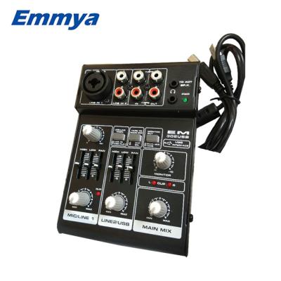 China usb connect computer to mixer big power sound record mixer passive usb connect computer to record for sale