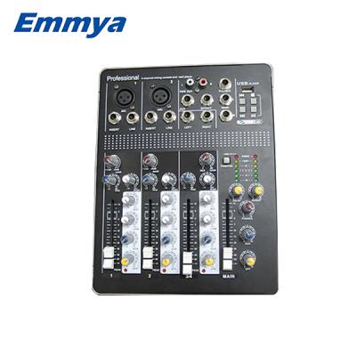 China 4 6 8 Channel Mixer Sound Mixer Karaoke MIP Audio Sound Mixer for sale