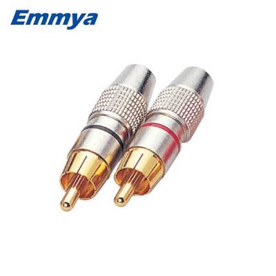 China audio & SR056 Video Connectors Stainless Steel Male Female RCA Multiple Connector for sale