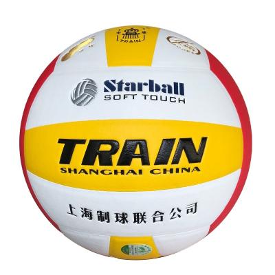 China 5 Inflatable PU Voleibol Voleibol Competition Train Volleyball Indoor & Outdoor Training Volleyball Adult Size Volleyball TV1550 for sale