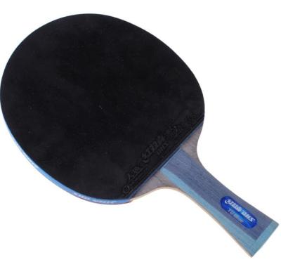 China Happiness table DOUBLE SDH ping pong racket double sided blue sponge reverse adhesive horizontal te 156*150mm for sale