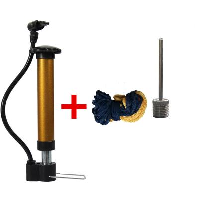 China A High Pressure Ball Portable Hand Pump Hose Inflator Set with Ball Net and Handy Needle Mountain Accessories Recycling Compressor for sale