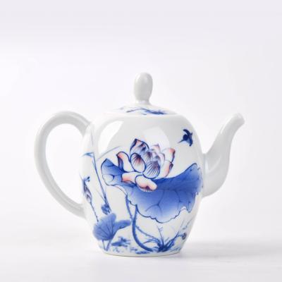 China Viable ready to ship chinese traditional kongfu porcelain teapot ceramic gongku teapot for sale