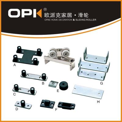 China OPK premium beaing sliding door roller hanging fittings for aluminum door for sale