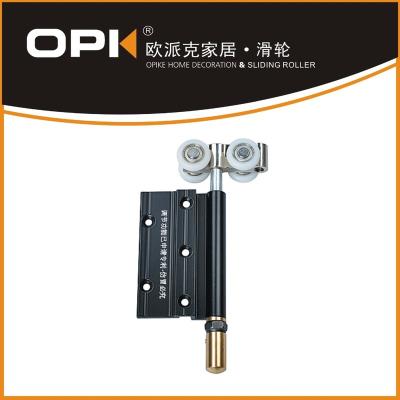 China OPK-10095 Alloy Folding Sliding Door Furniture Hinge Nylon Roller for sale