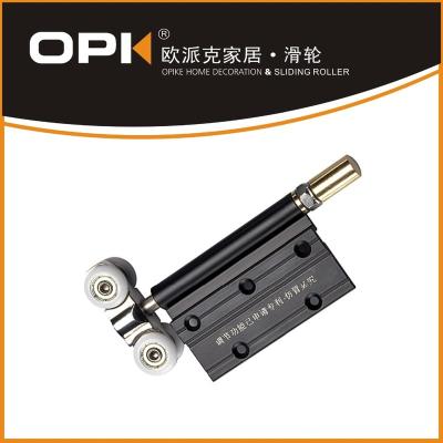 China OPK-10012B Alloy Double Action Spring Hinge With Top Roller for sale