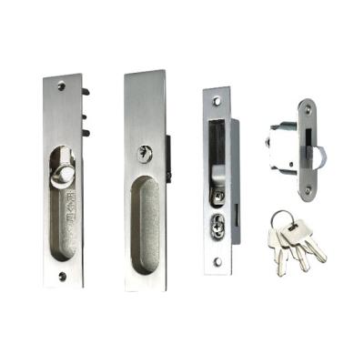 China Traditional Fittings Series Sliding Door Glass Door Lock With Key for sale