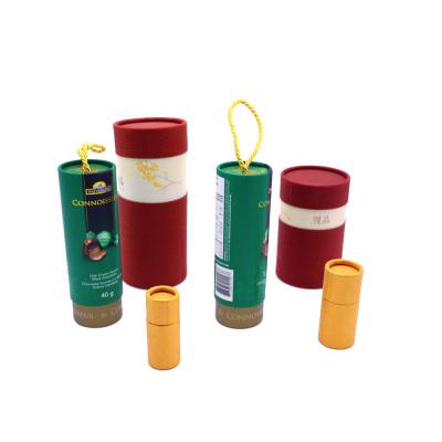 China Recyclable Custom Round Logo Round Cylinder Cardboard Tube Paper Tube For Gift for sale