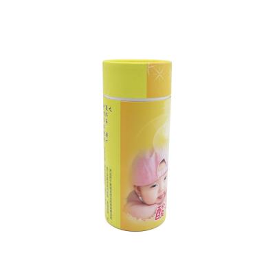 China Custom Wholesale Supplier Yellow Paper Tube Recyclable For Packaging for sale