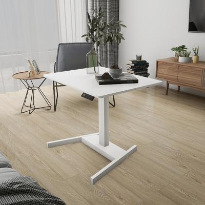 China Modern Furniture Adjustable Sit Standing Electric Adjustable Height (Height) Mobile Desk for sale