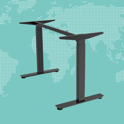 China (Height)Adjustable Electric Lifting Desk Tables Height Adjustable Glass Computer Gaming Home Office Standing Desk zu verkaufen