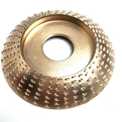 China Long Life 85*22mm Hole Angle Grinder Disc Wood Abrasive Angle Grinder Carbide Coating Shaping Sanding Carving Rotary Tool for sale