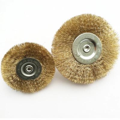 China Rust Removal Steel Wire Grinding Wheel Buffing Polish Brush Electric Drill Wire Brush Set for sale