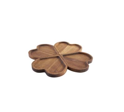 China Sustainable Fuctional Heart Shape Wooden Coaster Combo Set Wooden Coaster Manufacturer for sale