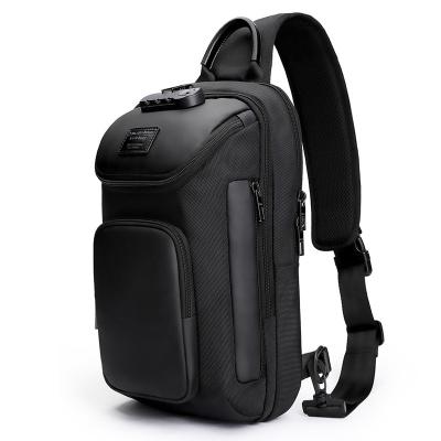 China With USB Large Capacity Mens Oxford Shoulder Bags Messenger Chest Sling Custom Backpack Waterproof Travel For Male for sale