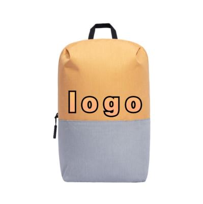 China Anti-theft custom logo sports zipper travel laptop women solid canvas backpack for school for sale