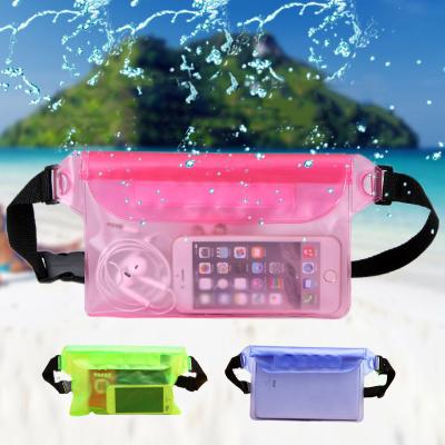 China Drift Shoulder Waist Pack Underwater Beach Boat Cover Waterproof Diving Dry Bag For Phone WB005PVC for sale