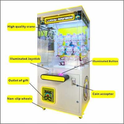 China Metal Custom Wholesale yellow claw machine mini claw machine for Adult Classic Claw Crane Machine for sale