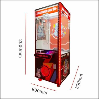 China Wood Cheap Doll Prize Machine mini claw machine coin machine Neon colorful arcade dolls catcher games for sale