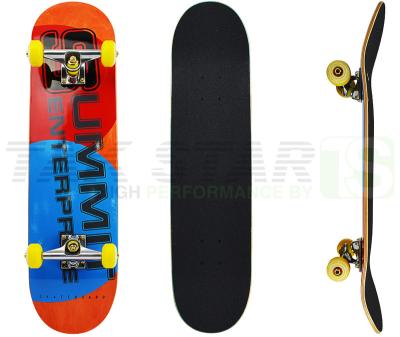 China Double Kick Tail Skateboard Adult Professional Maple Skateboards for sale