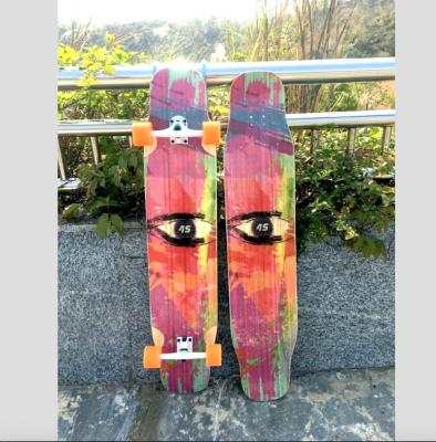 China Adult Composite Fiberglass And Bamboo Decks Longboard Longboard Decks for sale