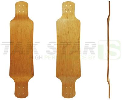 China Adult Wholesale White Drop Down Maple Longboard Decks for sale