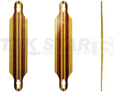 China Bamboo Bamboo Drop and Inclined Longboard Decks for sale