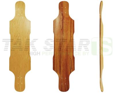 China Adult Empty Slanted Longboard Decks Electric Maple Longboard Decks for sale