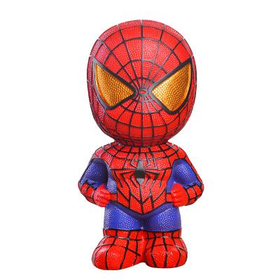 China Cartoon Spider-Man Creative Cartoon Piggy Bank Gift Captain America Avengers Piggy Bank for sale