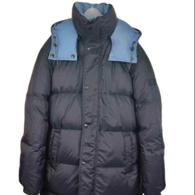 China QUICK DRY Mens Fashionable Duck Down Jacket Detachable Hood for sale