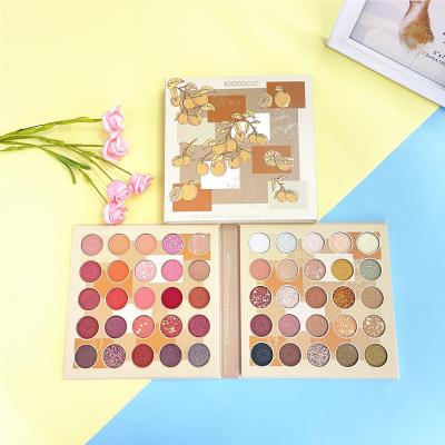 China Waterproof 50 Color Eye Shadow Includes Cosmetic Mirror Factory Direct Glitter Blusher Powder Waterproof High Pigment Makeup Pallet Applicator Kawai IGOODCO ONEYIOO for sale